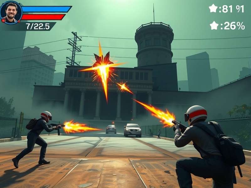 JYDGE वीडियो गेम का मुख्य स्क्रीनशॉट