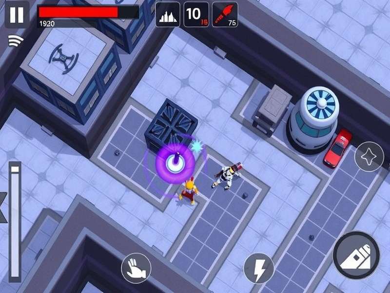 Cyberpunk cityscape at night representing Edenbyrg in JYDGE