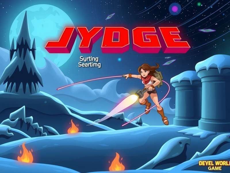 Cyberpunk cityscape at night with neon lights, representing Edenbyrg from JYDGE