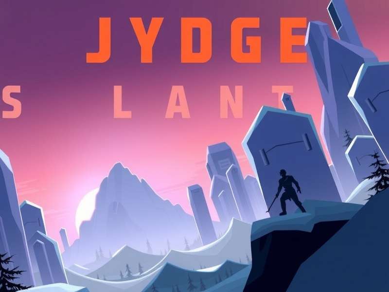 Jydge Steam gameplay screenshot showing the cyborg judge in action