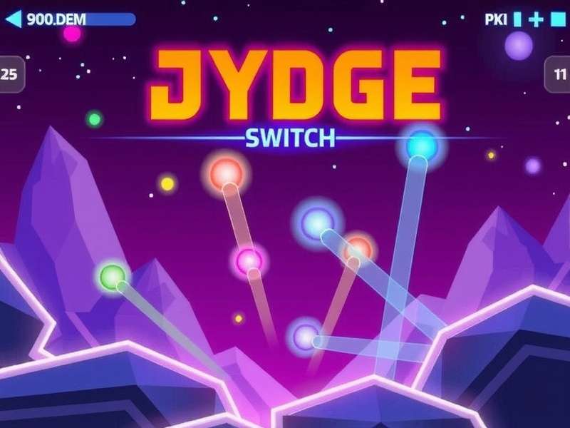 Jydge Nintendo Switch gameplay screenshot showing co-op action and cyberpunk visuals
