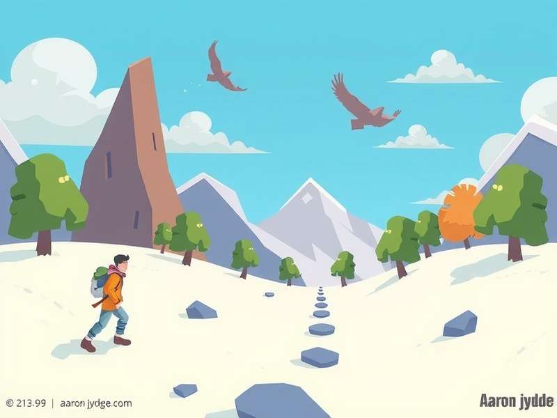 Concept art of Aaron Jydge in a neon-lit Edenbyrg alley, holding his gavel-rifle