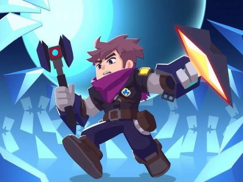 JYDGE gameplay on PlayStation console showing neon-lit city and the Gavel rifle