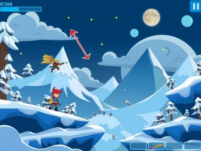 Jydge iOS gameplay screenshot showing cyberpunk city and the Jydge character in action