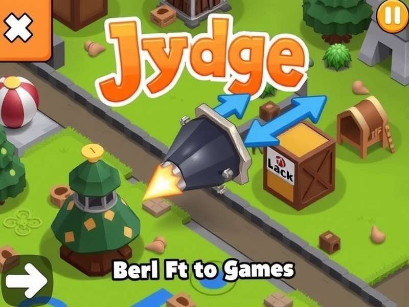 Jydge Apk cyberpunk tactical shooter gameplay featuring neon-lit cityscape and armed JYDGE unit