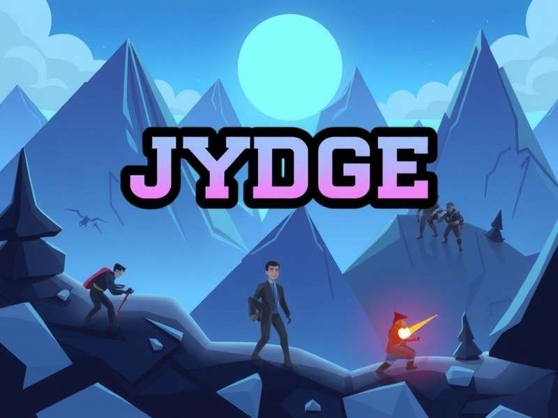 JYDGE game cyberpunk action scene with neon lights and tactical gameplay