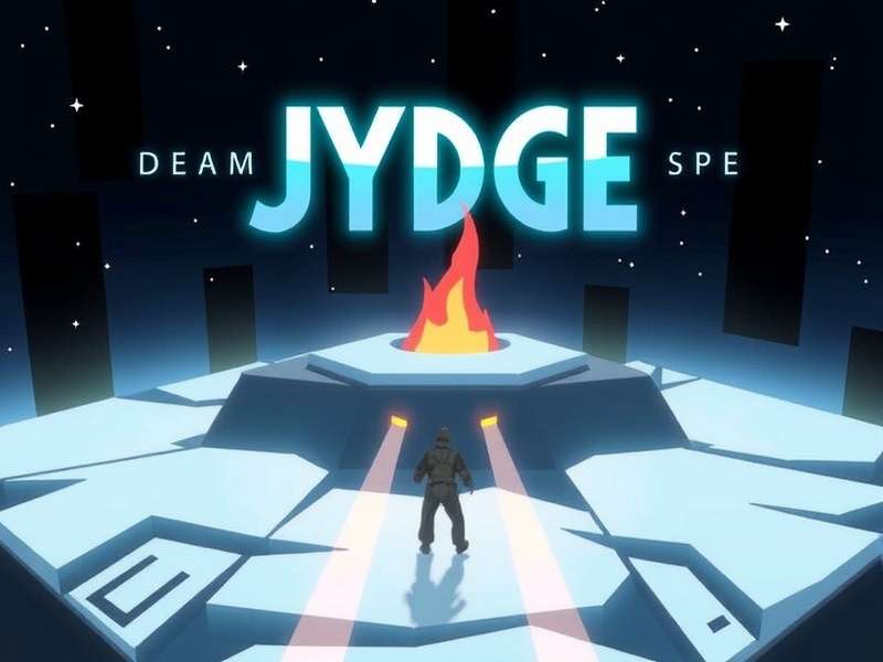 Jydge game key art — cyberpunk vigilante action with a neon aesthetic