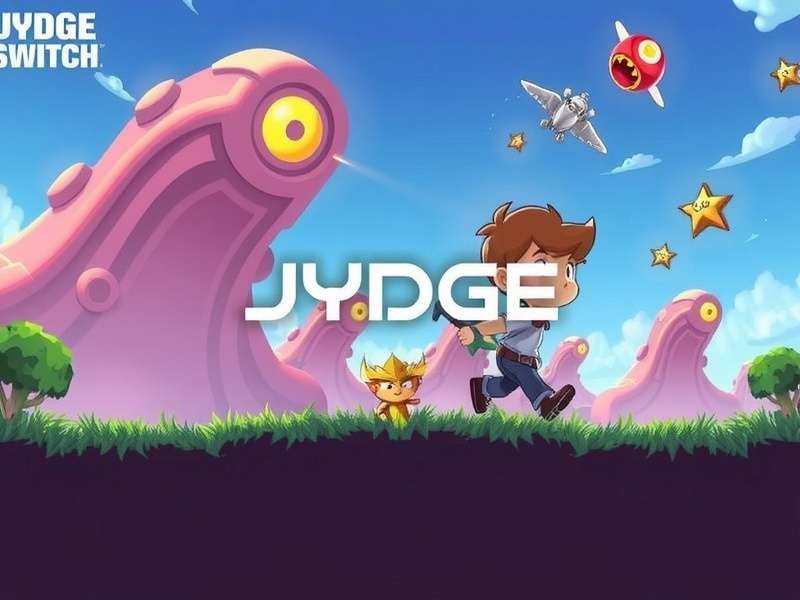 Jydge Switch gameplay showcase — neon cyberpunk action on Nintendo Switch