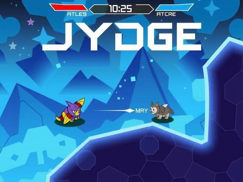 Jydge Android gameplay screenshot showing cyberpunk city and battle-rig