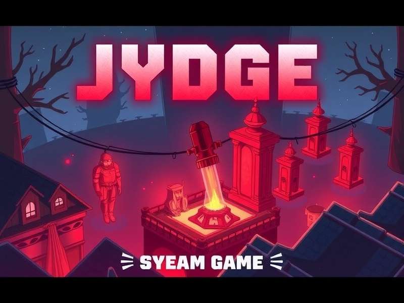 JYDGE Game Steam — Cyberpunk top-down shooter action with neon lights and tactical combat